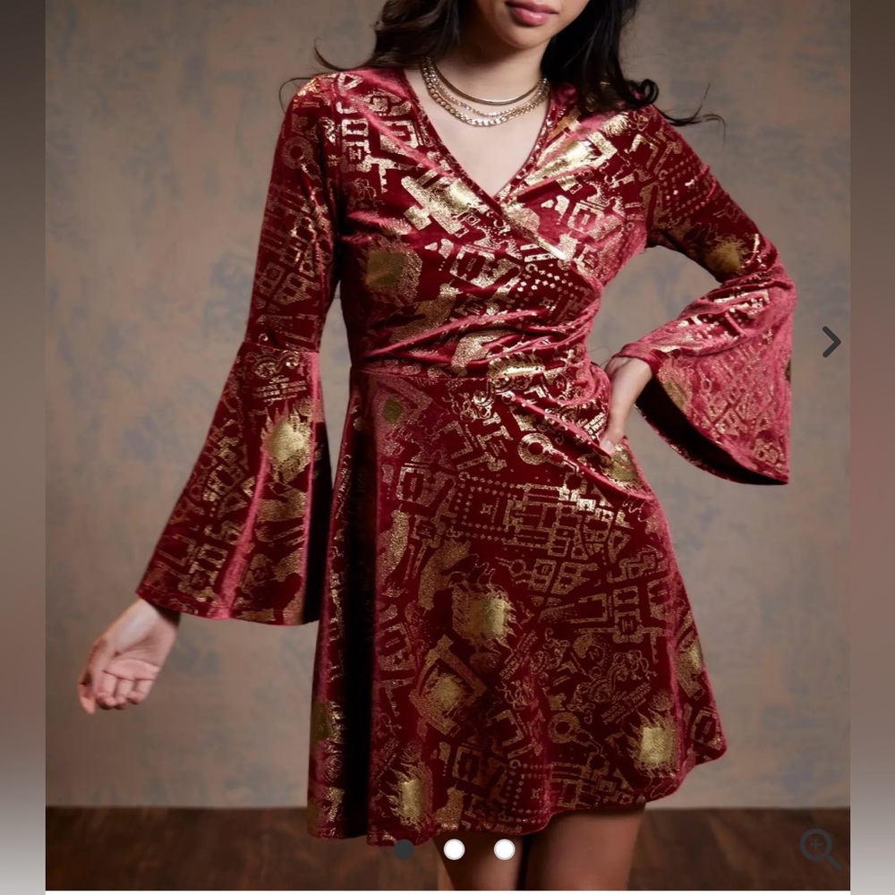 Harry Potter Marauder's Map Velvet Dress